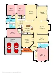 Floorplan of Homely house listing, 11 Renner Circle, Wanneroo WA
