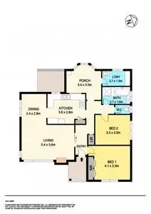 Floorplan of Homely house listing, 310 Kline Street, Ballarat East VIC 3350