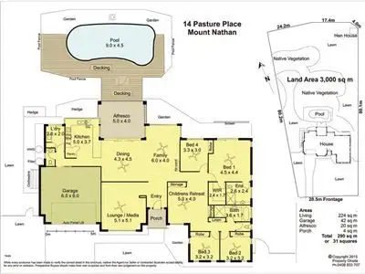 Floorplan of Homely house listing, 14 Pasture Place, Mount Nathan QLD 4211