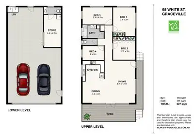 Floorplan of Homely house listing, 95 White Street, Graceville QLD 4075