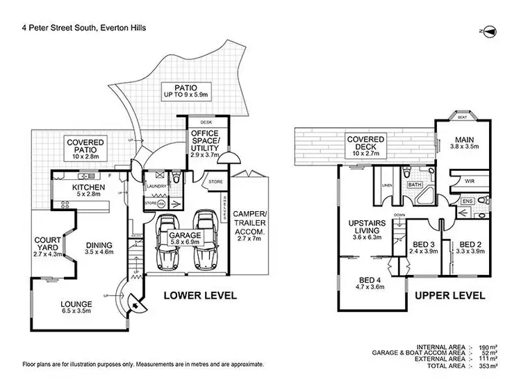 Floorplan of Homely house listing, 4 Peter Street South, Everton Hills QLD 4053