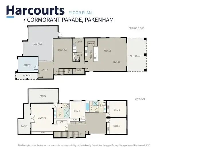 Floorplan of Homely house listing, 7 Cormorant Parade, Pakenham VIC 3810