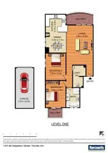 Floorplan of Homely unit listing, 1/87-89 Stapleton Street, Pendle Hill NSW 2145
