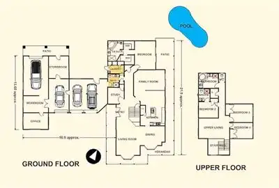 Floorplan of Homely house listing, 15 Healy Court, Ormeau QLD 4208
