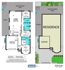 Floorplan of Homely house listing, 14 White Crescent, Seacombe Gardens SA 5047