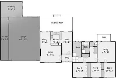 Floorplan of Homely house listing, 16 Oconnors Road, The Patch VIC 3792