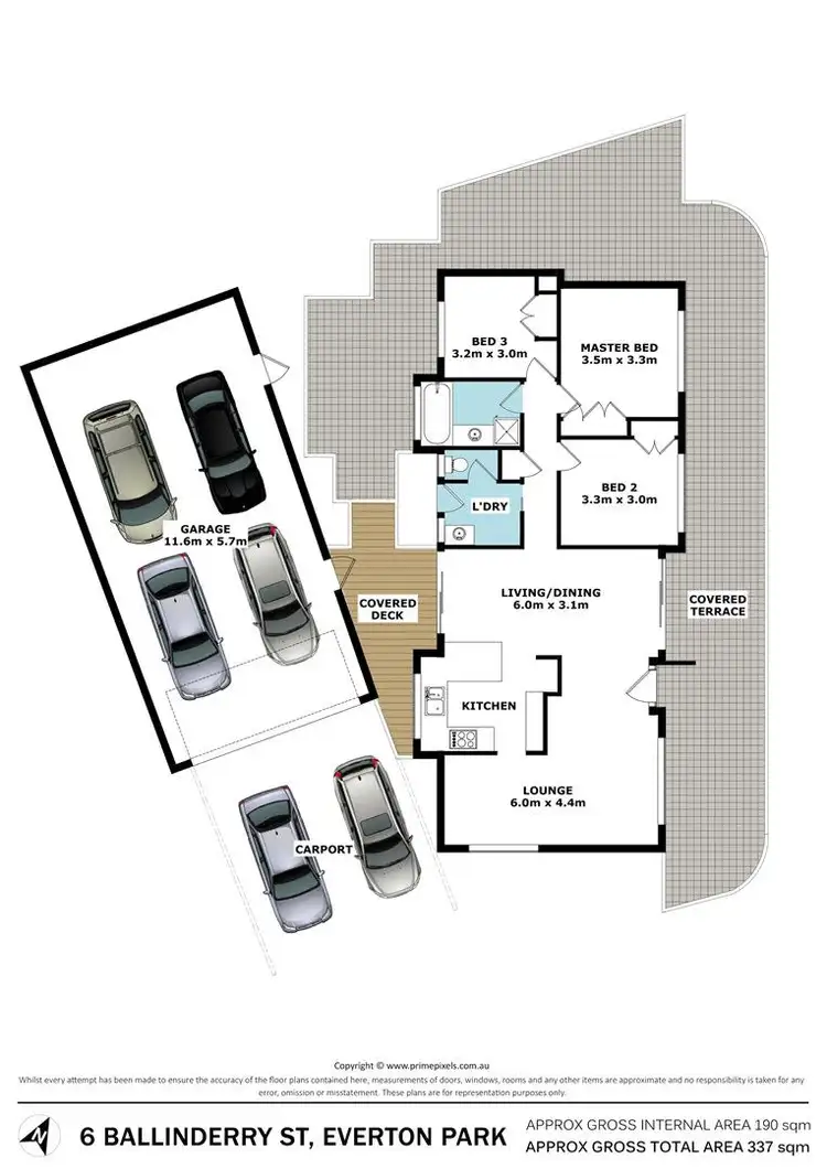 Floorplan of Homely house listing, 6 Ballinderry Street, Everton Park QLD 4053