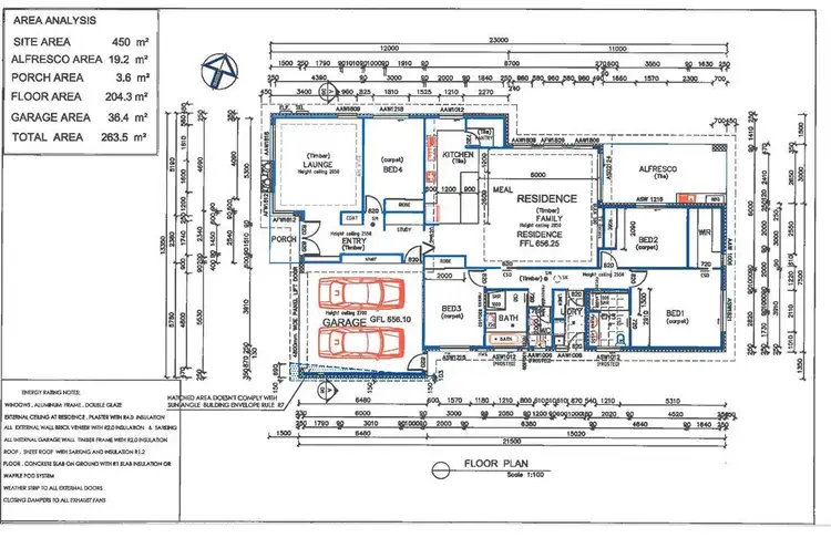 Floorplan of Homely house listing, 22 Dorrie Crescent, Moncrieff ACT 2914
