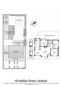 Floorplan of Homely house listing, 18 Hallifax Street, Seaford VIC 3198