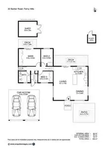 Floorplan of Homely house listing, 30 Barber Road, Ferny Hills QLD 4055