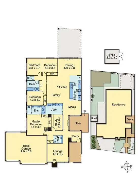 Floorplan of Homely house listing, 4 Kilburnie Drive, Mernda VIC 3754