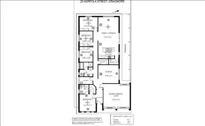 Floorplan of Homely house listing, 20 Norfolk Street, Craigmore SA 5114