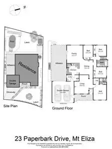 Floorplan of Homely house listing, 23 Paperbark Drive, Mount Martha VIC 3934