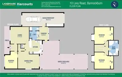 Floorplan of Homely house listing, 10 Levy Road, Bannockburn VIC 3331