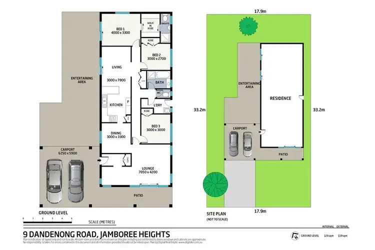 Floorplan of Homely house listing, 9 Dandenong Road, Jamboree Heights QLD 4074