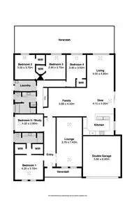 Floorplan of Homely house listing, 6 Tern Terrace, Middleton SA 5213