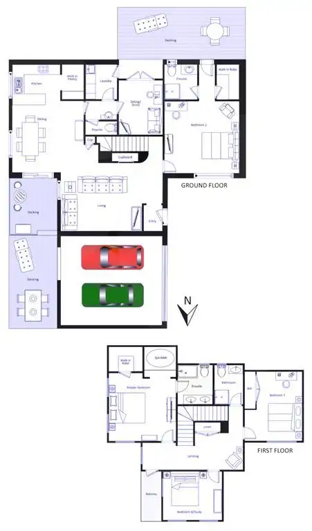 Floorplan of Homely townhouse listing, 2/46 Fairhills Parade, Glen Waverley VIC 3150