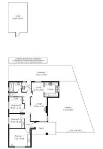 Floorplan of Homely house listing, 60 Crozier Avenue, Newton SA 5074