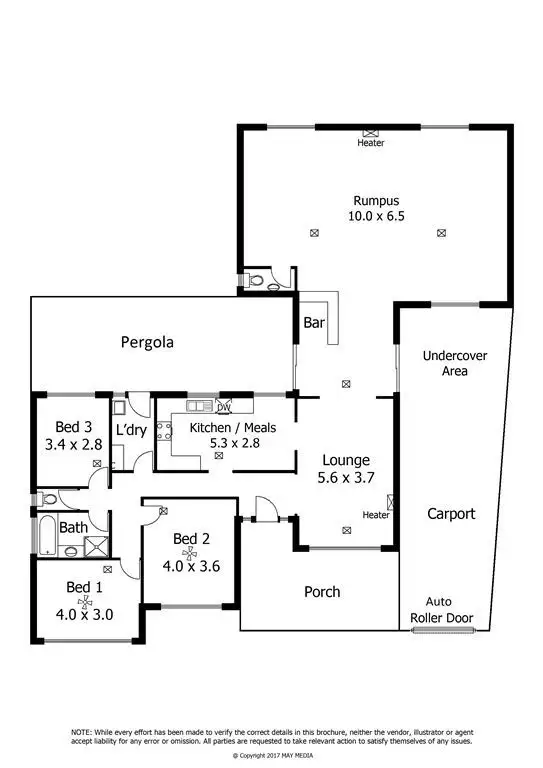 Floorplan of Homely house listing, 5 Ajax Court, Para Vista SA 5093
