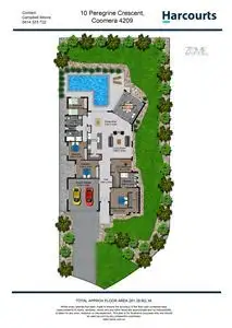 Floorplan of Homely house listing, 10 Peregrine Crescent, Coomera QLD 4209