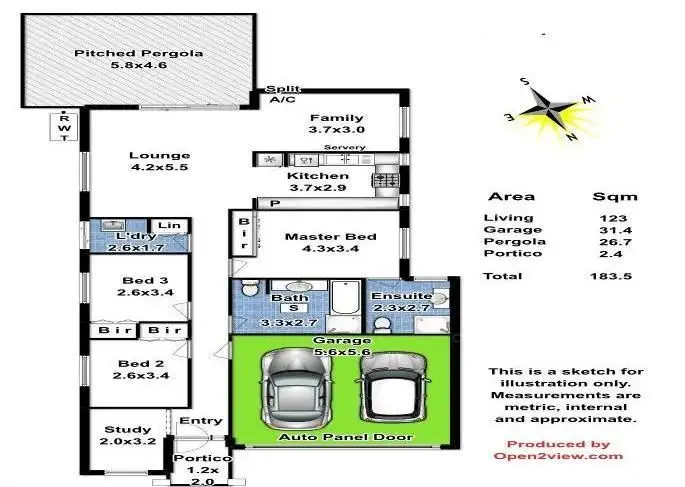 Floorplan of Homely house listing, 7 Albert Court, Andrews Farm SA 5114