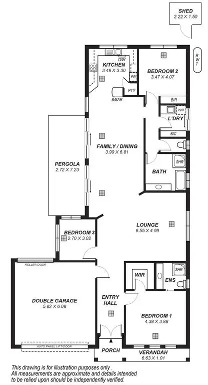 Floorplan of Homely house listing, 11 Polkinghorn Avenue, Aldinga Beach SA 5173