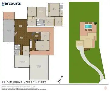 Floorplan of Homely rural property listing, 56 Kittyhawk Crescent, Raby NSW 2566
