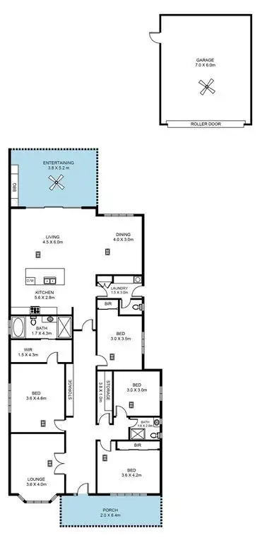 Floorplan of Homely house listing, 15 Arthur Street, Clarence Gardens SA 5039