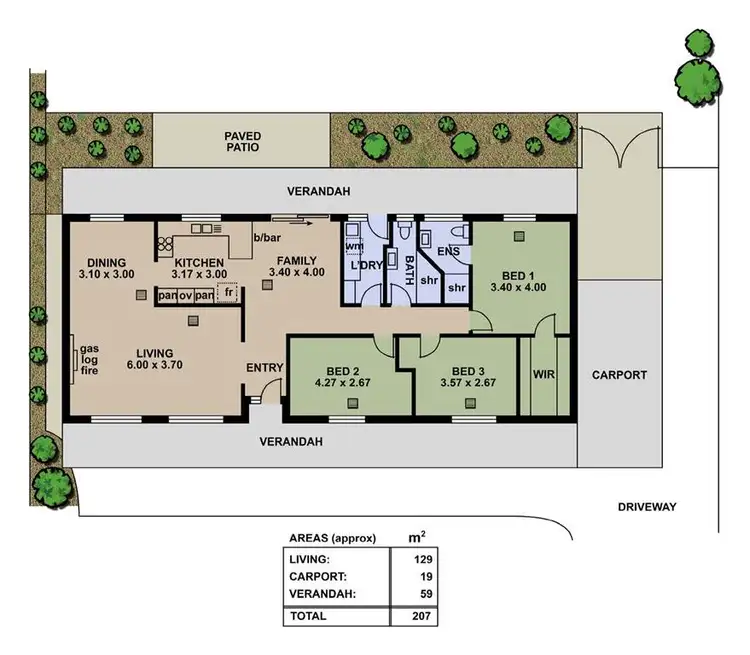 Floorplan of Homely house listing, 116 Windebanks Road, Happy Valley SA 5159