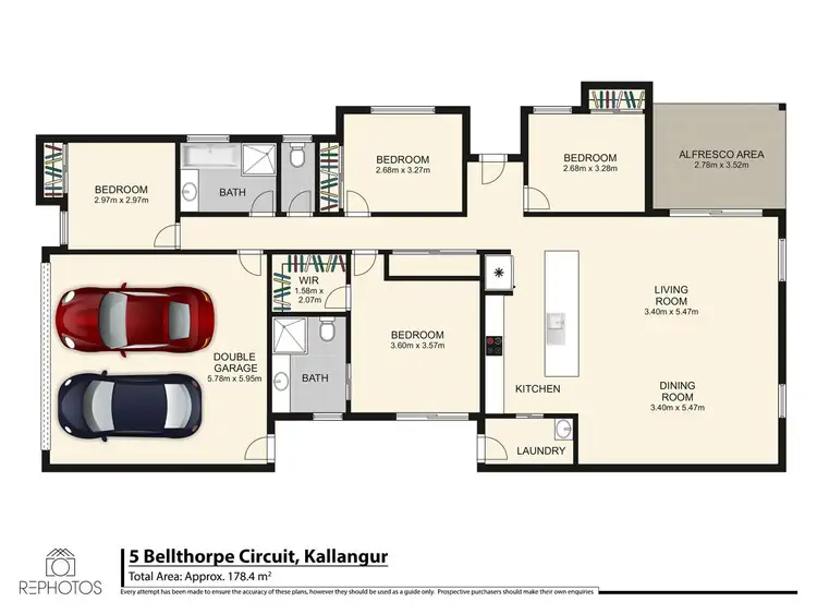 Floorplan of Homely house listing, 5 Bellthorpe Circuit, Kallangur QLD 4503