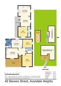 Floorplan of Homely house listing, 40 Skewes Street, Avondale Heights VIC 3034