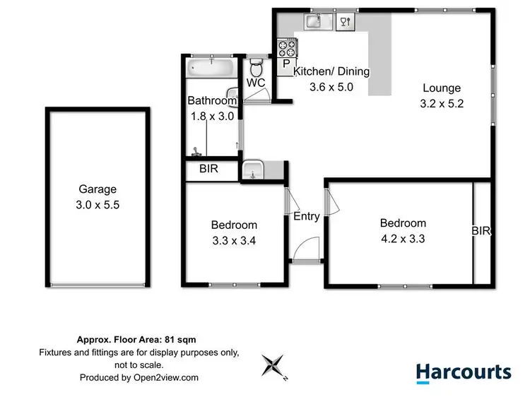 Floorplan of Homely house listing, 1/24 Victor Place, Glenorchy TAS 7010