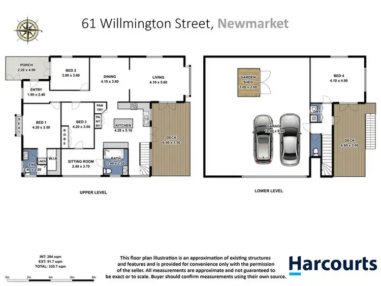 Floorplan of Homely house listing, 61 Willmington Street, Newmarket QLD 4051