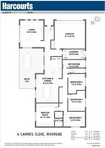 Floorplan of Homely house listing, 6 Carries Close, Riverside TAS 7250