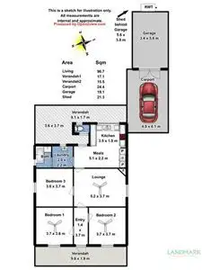 Floorplan of Homely house listing, 94 Torrens Road, Riverton SA 5412