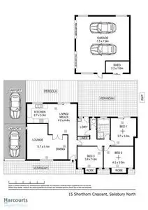 Floorplan of Homely house listing, 15 Shorthorn Crescent, Salisbury North SA 5108