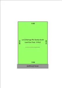 Floorplan of Homely land listing, 37 Barrage Road, Goolwa South SA 5214