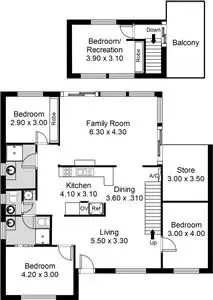 Floorplan of Homely house listing, 50 Castle Avenue, Goolwa Beach SA 5214