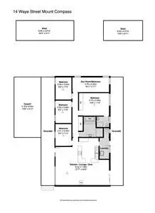 Floorplan of Homely house listing, 14 Waye Street, Mount Compass SA 5210