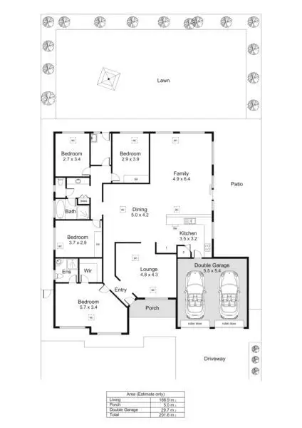 Floorplan of Homely house listing, 19 Atlantis Avenue, Seaford Meadows SA 5169