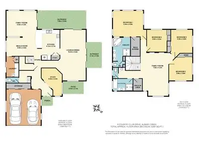 Floorplan of Homely house listing, 6 Country Club Drive, Albany Creek QLD 4035