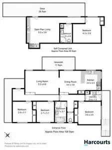 Floorplan of Homely house listing, 38 St Helens Street, Lindisfarne TAS 7015