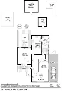 Floorplan of Homely house listing, 5B Tennant Street, Torrens Park SA 5062