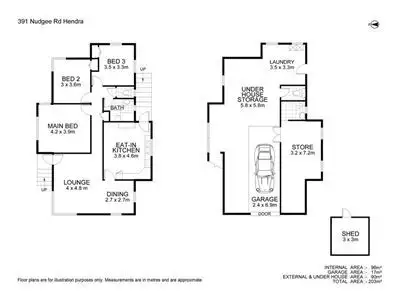 Floorplan of Homely house listing, 391 Nudgee Road, Hendra QLD 4011