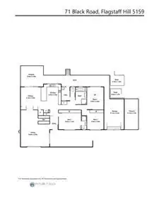 Floorplan of Homely house listing, 71 Black Road, Flagstaff Hill SA 5159