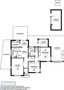 Floorplan of Homely house listing, 4 Dexter Drive, Salisbury East SA 5109