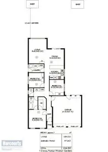 Floorplan of Homely house listing, 1 Cressy Avenue, Windsor Gardens SA 5087