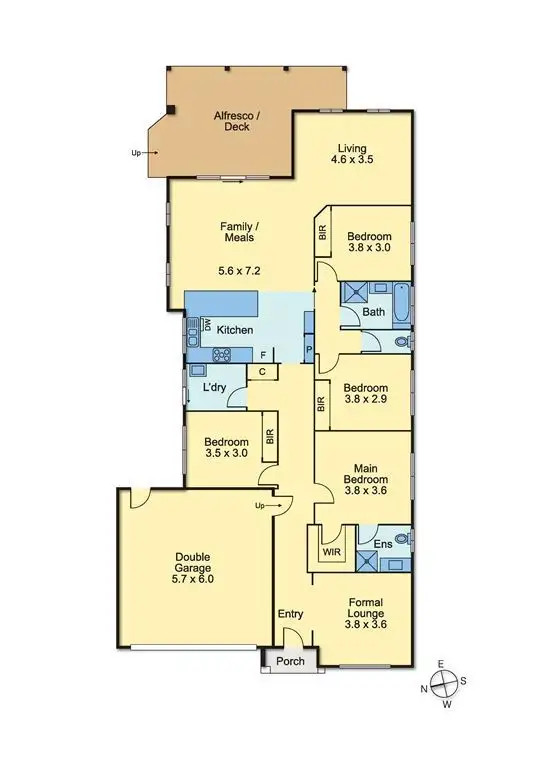 Floorplan of Homely house listing, 10 Parisel Circuit, Mernda VIC 3754