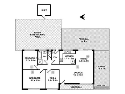 Floorplan of Homely house listing, 21 Brandt Street, Flagstaff Hill SA 5159