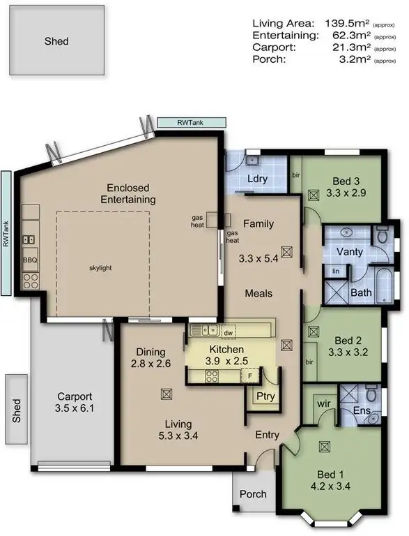 Floorplan of Homely house listing, 8 Salem Court, Gumeracha SA 5233